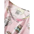 thumbnail image 2 of Innerwin Vêtements de Nuit Imprimé Libellule Ensembles de Pyjamas pour Femmes Manches Courtes Vêtements de Nuit Doux Rose TG, 2 of 8