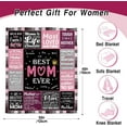 thumbnail image 5 of Mothers Day Blanket Gifts for Mom, Mom Gifts, Birthday Gifts for Mom, Mom Gift from Daughter Son, Best Mom Gifts for Christmas Valentine''s Day Mothers Day Mom Blanket 60\u201dx50\u201d, 5 of 6