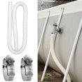 thumbnail image 6 of Pool Filter Replacement Hose Set | Flexible Polyethylene Water Tube for Inflatable Hot Spring & Swimming Pools | Fits 300/330/530/1000 Gallon Pump | Includes 2 Brass Hose Clamps | Leak-Proof, 6 of 6