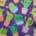thumbnail image 1 of oneOone Velvet Purple Fabric Kawai Craft Projects Decor Fabric Printed By The Yard 58 Inch Wide, 1 of 5