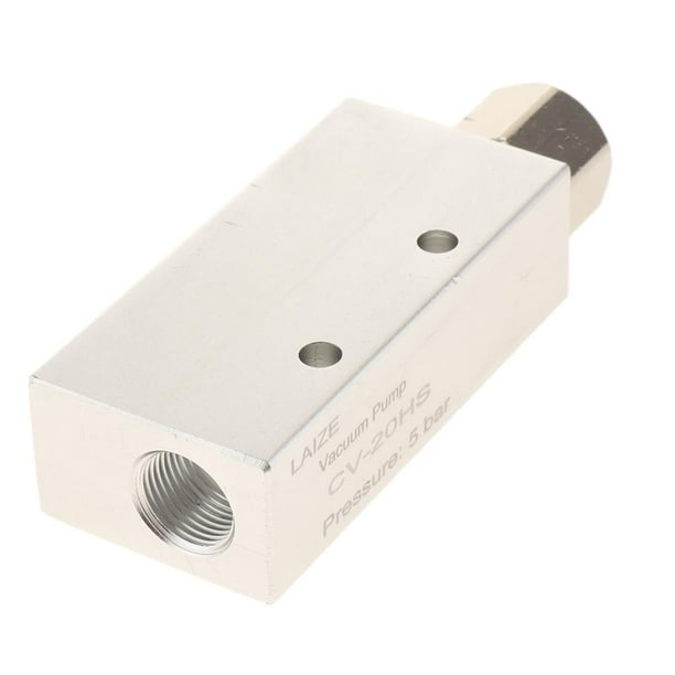 HS CV15HS HS Vacuum Pneumatic Exhaust Air Ejector, Aluminum