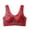 Red, variant on TEVEQ Racerback Sports Bras for Women High Support No Underwire Seamless Wireless Bra Full Coverage Padded Support Bra for Yoga Gym Workout Fitness High Support Full Coverage Bras Comfortable Bras