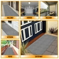 thumbnail image 5 of Ottomanson Extra Long Hallway Runner Waterproof Non-Slip 4x25 Indoor/Outdoor Utility Rug, 3'11" x 25', Gray, 5 of 9
