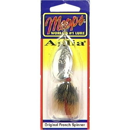 UPC: 0022141049328 | Mepps Dressed Aglia Inline Spinner 1/3 oz Gold and Brown