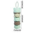 thumbnail image 2 of Portable Baby Formula Dispenser Under $5! Yannianjz PortableBabyFormula Dispenser, 4 Layer Food Storage Container with Lids, Snack Cup for Infants, Toddlers, Travel, On the Go, 2 of 7