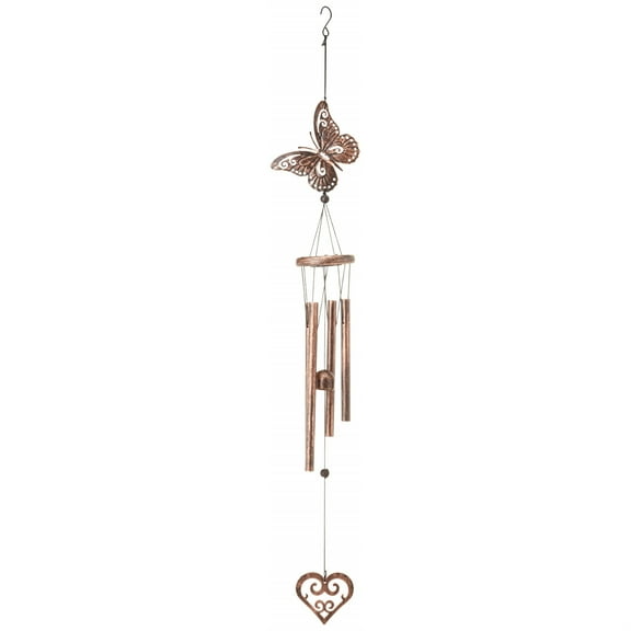 Zingz and Thingz Butterfly and Heart Wind Chime