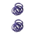 thumbnail image 2 of Qarigey 10 piezas de bandas para el cabello, elásticas, a la moda, ajustables, sólidas, universales, soporte protector, sin costuras, para Type5 NO5, 2 of 6