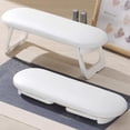 thumbnail image 1 of Diesisa Reposabrazos para uñas, reposamanos plegable de piel sintética para manicura, con tapete de uñas suave para mesa, reposamanos suave para uñas acrílicas/almohada de mano para uñas para uso en s, 1 of 5