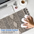 thumbnail image 4 of Long Mouse Pads for Desk,Boho Black and White Ethnic Pattern Desk Mats on Top Of Desks, Desk Mouse Pad Extra Large with 3mm Non-Slip Base and Stitched Edge for Gaming,Office,Work,Home 31.5"x15.7", 4 of 6