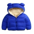 thumbnail image 1 of Toddler Baby Winter Hooded Jacket Boy Girl Outerwear Coat, 1 of 6