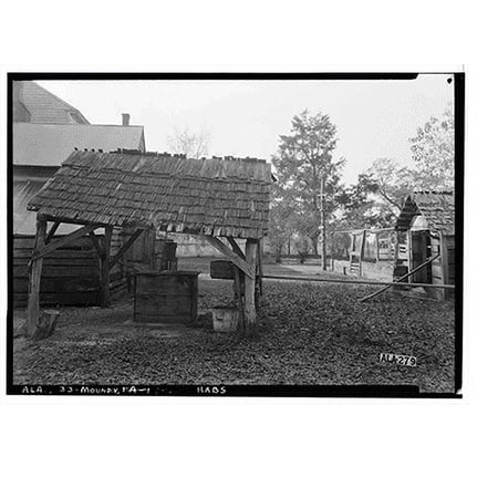 Historic Print, J. W. Whatley House, State Route 69, Moundville vicinity, Hale County, AL - 6, 16" x 20"