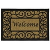 Ottomanson Ottohome Welcome Indoor/Outdoor Doormat, Beige, 20  X 30
