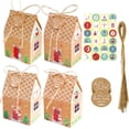 thumbnail image 1 of Regalo De Cuenta Regresiva De Navidad Con 24 Pegatinas Digitales Y Cuerda De Cáñamo Papel Kraft Cookie Candy Bag Suministros De Fiesta De Navidad Para Galletas Y Chocolate sonducket HA045218-02, 1 of 6