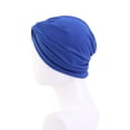 thumbnail image 3 of Turbante de estilo étnico, gorro cruzado de algodón de imitación, gorro de quimioterapia, gorro envolvente, 3 of 6
