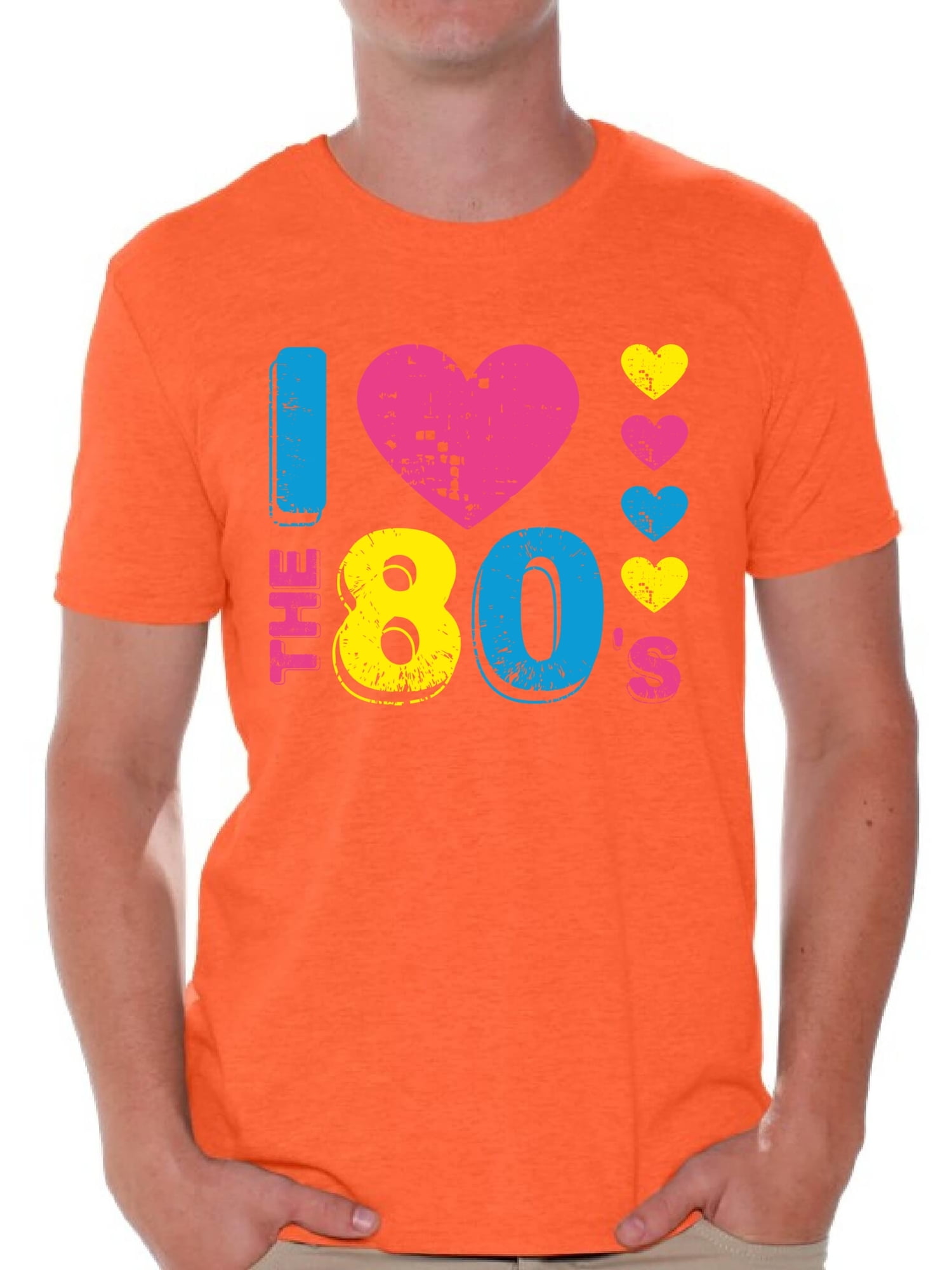 Awkward Styles I Love The 80 s Shirt For Men 80 s Love Tshirt Men s 80 