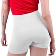 thumbnail image 2 of Short Deportivo Dahirim Store Licra Mujer Cintura Alta Blanco Unitalla N1912, 2 of 5