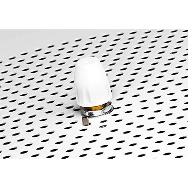 OSD Audio Altavoz de Techo Comercial de 8" de 70 V con Perilla de Control de Volumen Frontal Solo Blanco C1090