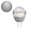 white, variant on Pin-Base LED Bulb 220V with Clear Lens for Wall Sconces and Chandeliers