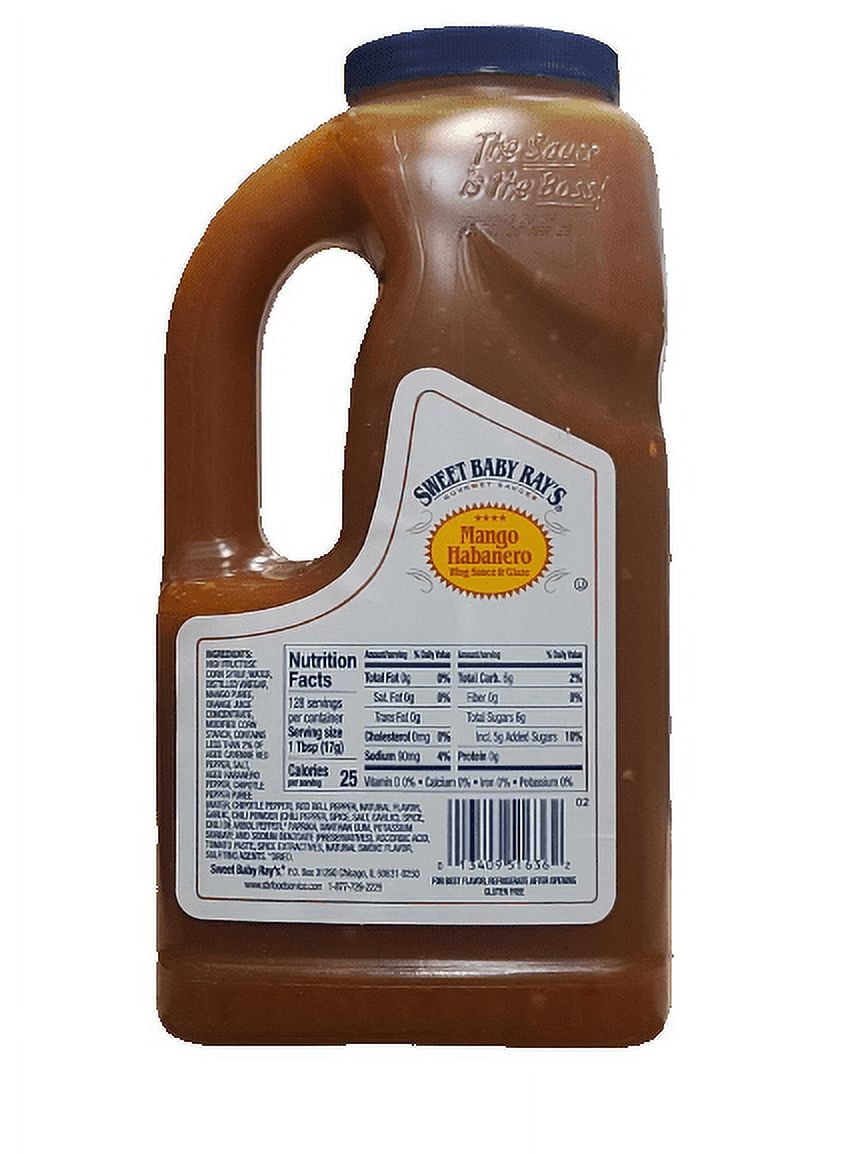 Sweet Baby Ray's Gourmet Sauces Mango Habanero Wing Sauce, 64 oz