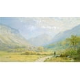 thumbnail image 2 of Richards, William Trost 24x15 Gold Ornate Wood Framed with Double Matting Museum Art Print Titled - Franconia Notch, New Hampshire, 2 of 4