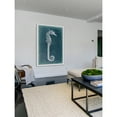 thumbnail image 3 of "Azure Seahorse II" Framed Painting Print, 3 of 6