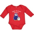 thumbnail image 3 of Inktastic Happy Birthday, Mama- Cute Penguins Boys or Girls Long Sleeve Baby Bodysuit, 3 of 5