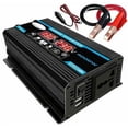 thumbnail image 1 of 4000W Convertisseur Pur Sinus 12V 220V Onduleur sinusoïdale transformateur avec Télécommande sans Fil Écran LED 2 Port USB for Voiture Camping Voyage Rojo Verde Cocina, Decoración y Otros, 1 of 5