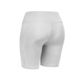 thumbnail image 3 of Women Biker Shorts High Waisted Buttery Soft Tummy Control Shorts Workout Yoga Shorts Buttery Soft Solid Stretch Cheerleader Running Dance Volleyball Short Pants for Running Cycling,S-2XL White, 3 of 9