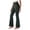 Dark Green, variant on Women's High Waisted Boot Cut Yoga Pants 4 Pockets Workout Pants Tummy Control Women Bootleg Work Pants Dress Pants Dark Green,Size XL