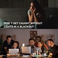 thumbnail image 4 of Rechargeable Emergency Light Bulbs, Stay Lights Up When Power Failure, 1200mAh 15W 80W Equivalent LED Light Bulbs for Home, Camping, Tent, 4 of 8