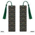 thumbnail image 2 of Kdxio Wasp and Florals Print Metal Tassel Bookmarks,Perfect Gift for Art Lovers and Bookworms Metal Bookmarks for Women, 2 of 8
