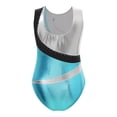 thumbnail image 2 of Alvivi Kids Girls Sparkly Gymnastics Workout Leotard Sleeveless Ballet Dance Bodysuit Blue 10, 2 of 7