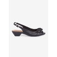 thumbnail image 4 of Comfortview Women's The Rider Leather-Like Slingback, 4 of 6