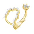 thumbnail image 1 of Bagues, Bagues pour Femmes, Bagues Dorées, Bagues Ouvertes, 1 of 5