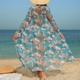 thumbnail image 5 of Fashionable Mesh Tankini Bikini Three Piece Swimwear With Cover Up For Beach Pool, 5 of 8