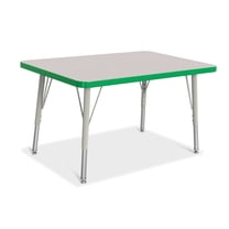 Rectangle Activity Table - 24" X 36", E-height - Freckled Gray/Green/Gray