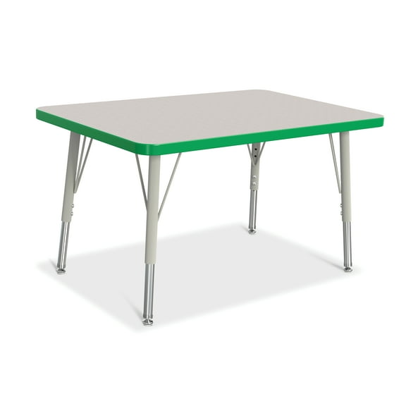 Rectangle Activity Table - 24" X 36", E-height - Freckled Gray/Green/Gray