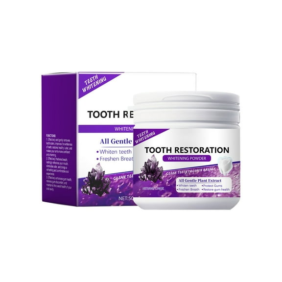 yelldesk clearance Tooth Restoration Powder Teeth Restoration Powder Natural Tooth Powder Effective Care For Oral And Tooth Problems New Upgrade 2.0 Enhanc
