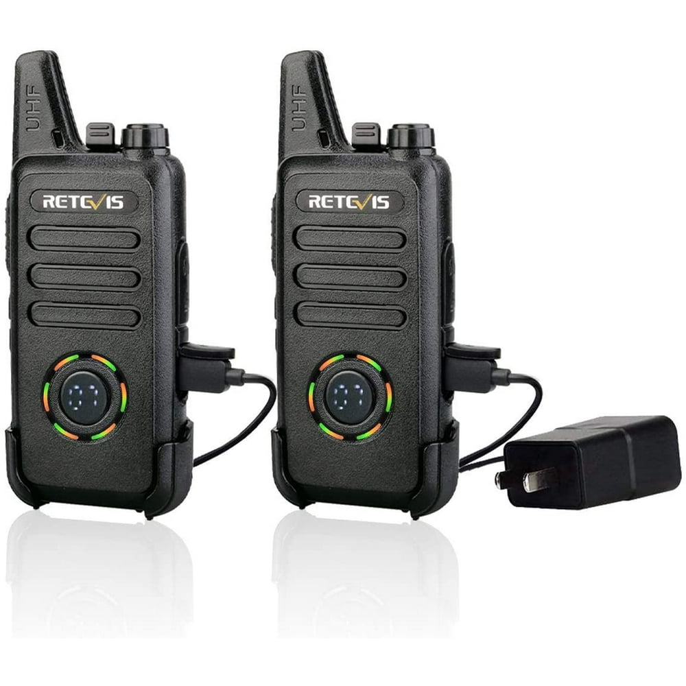 Retevis RT22S Two Way Radios Rechargeable VOX 22 Channel(2 Pack