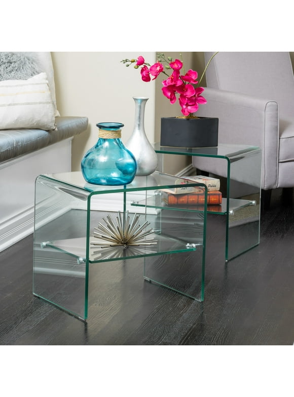 Glass End Tables in End Tables