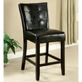 thumbnail image 4 of 24/7 Shop At Home Potter Set of 2 Wood Counter Height Chair in Espresso, 4 of 4