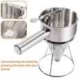 thumbnail image 3 of Dispensador de Masa para Panqueques de Acero Inoxidable, Dispensador de Pastel de Embudo con de Presión, para Cupcakes., 3 of 5