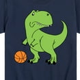 thumbnail image 3 of Instant Message - Trex Basketball - Toddler & Youth Short Sleeve Graphic T-Shirt, 3 of 6