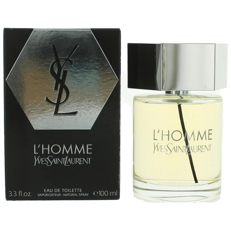YSL L'homme Cologne Eau De Toilette Spray for Men 3.4 oz