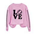 thumbnail image 2 of EQWLJWE Chemises à Manches Longues pour Femmes Décontractées en Solde, Chemises d'Été pour Femmes 2024 Tendance Vacances, Sweat à Capuche Imprimé Col Rond Automne pour Femmes, 2 of 4