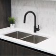 thumbnail image 2 of Stylish Modena Single-Handle Matte Black Pull Down Kitchen Faucet K-131N, 2 of 12
