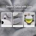 thumbnail image 5 of Soft Gray Schnauzer Stuffed Animal, Cute Puppy Plush Toy with Avocado for Kids Decor, 5 of 7