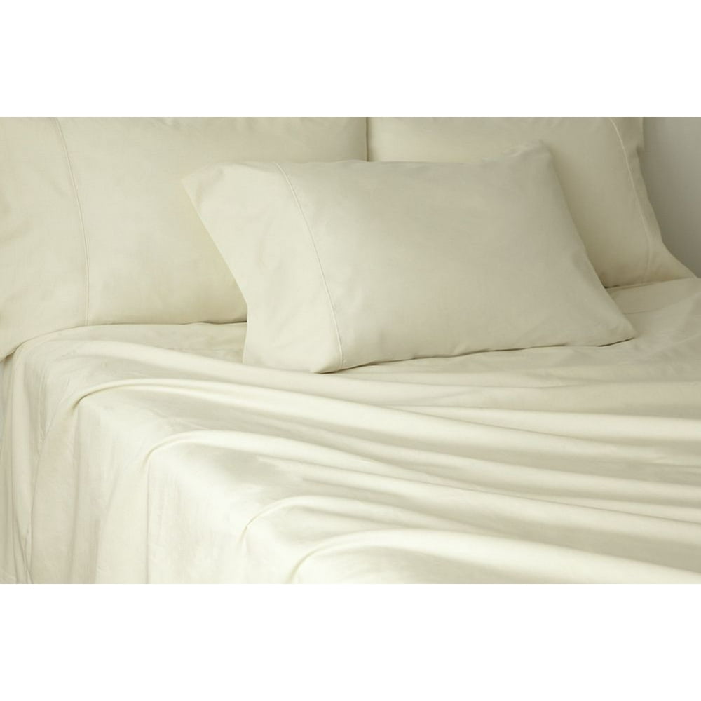 NorthCrest Home Anique White 4 Pc Sheet Set Full Bed Sheets Ivory