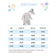 thumbnail image 2 of KIMI BEAR 18 Months Infant Baby Boys One-piece Swimsuit 24 Months Swimwear Full Zipper UPF 50+ Sun Protection Shark Print One Piece Bathing Suit Rash Guard and Hat Beachwear Sunsuit Gray, 2 of 11