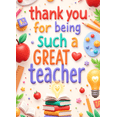 thumbnail image 3 of Educational Design Thank You Banner Floral Pattern Stylish Decor Teacher Appreciation for School Events Classroom Decoration Teacher's Day, 3 of 7